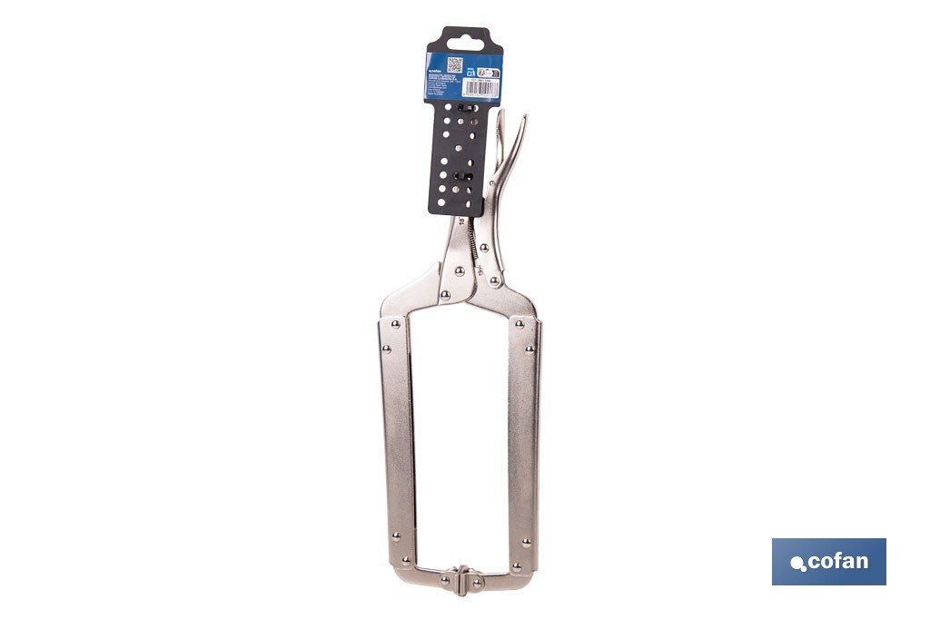 Tenaza grip con mordazas en "C" |  Mordazas basculantes | Con longitud en 18" - Cofan