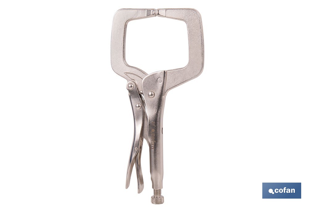 Tenaza grip con mordazas en "C" |  Mordazas basculantes | Con longitud en 18" - Cofan