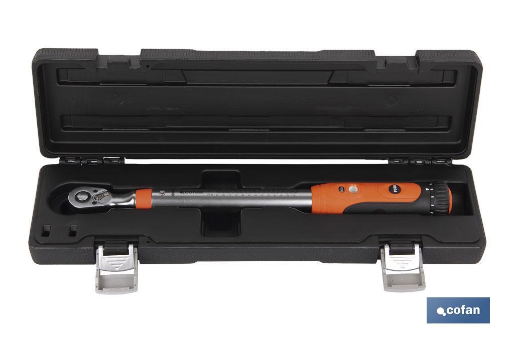 Professional torque wrench | 1/2" ratchet | 20 - 100, 40 - 200 y 60 - 340Nm - Cofan