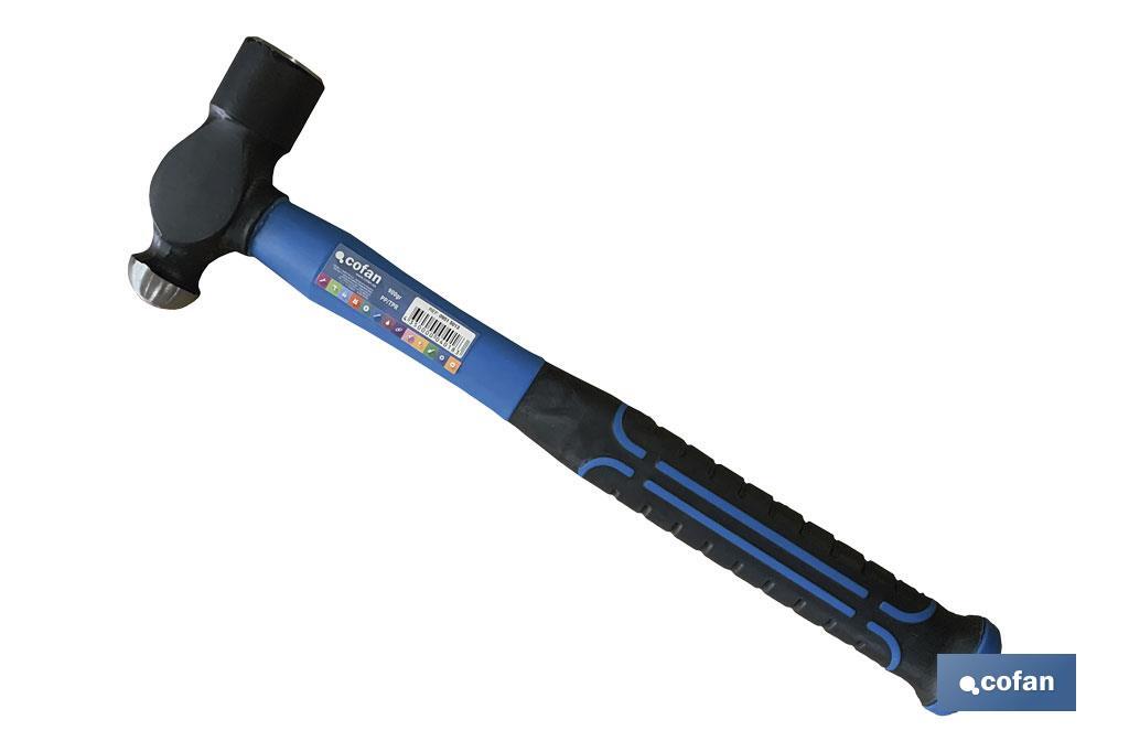 Ball peen hammer | With fibreglass handle | Available in different sizes, models and weights - Cofan