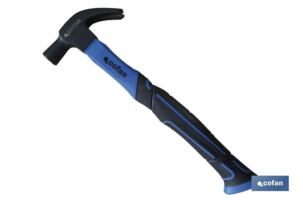 Claw hammer | Americano Model | Fibreglass handle | Available in 2 types of weights and diameters - Cofan