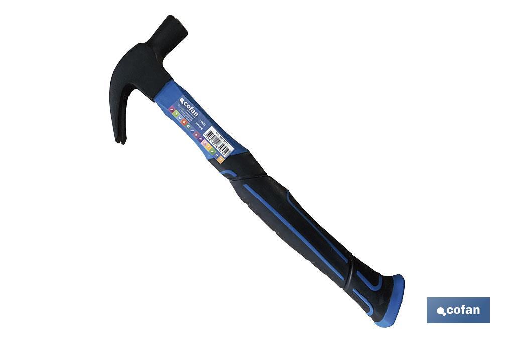 Claw hammer | Americano Model | Fibreglass handle | Available in 2 types of weights and diameters - Cofan