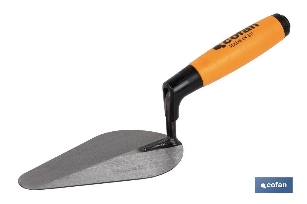 Brick trowel, Arabia Model | Available in two different sizes | Rubber handle | Suitable for construction industry - Cofan