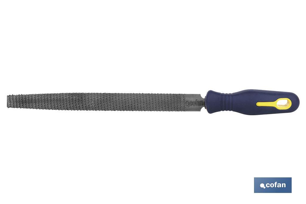Half-round rasp | Available in different sizes and models | Replaceable and ergonomic handle - Cofan
