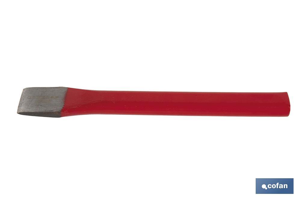 Flat chisel for sheetmetal workers | Extra slim chisel | Size: 20 x 200mm | Steel - Cofan