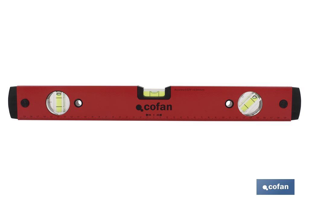 Professional aluminium spirit level - Cofan