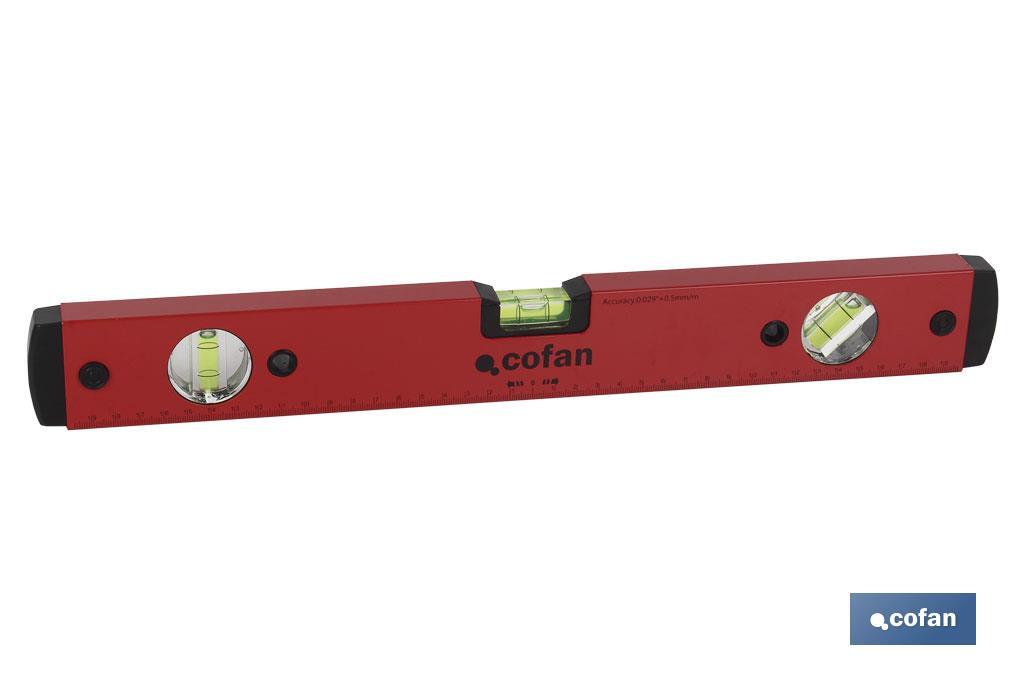 Professional aluminium spirit level - Cofan