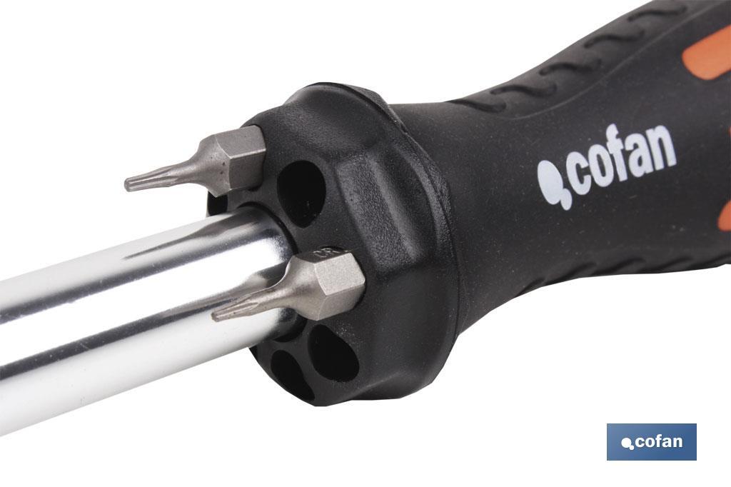 Flexible shaft ratchet screwdriver - Cofan