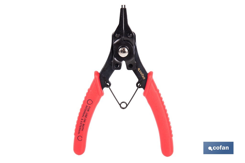 Pliers with interchangeable heads | Includes 4 different multifunctional heads | Length: 256mm - Cofan