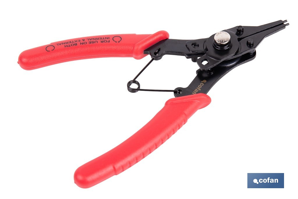 Pliers with interchangeable heads | Includes 4 different multifunctional heads | Length: 256mm - Cofan