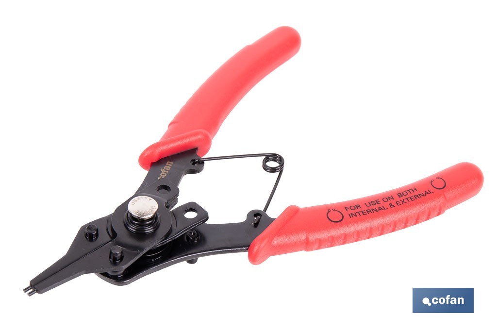 Pliers with interchangeable heads | Includes 4 different multifunctional heads | Length: 256mm - Cofan