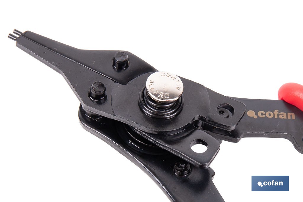 Pliers with interchangeable heads | Includes 4 different multifunctional heads | Length: 256mm - Cofan