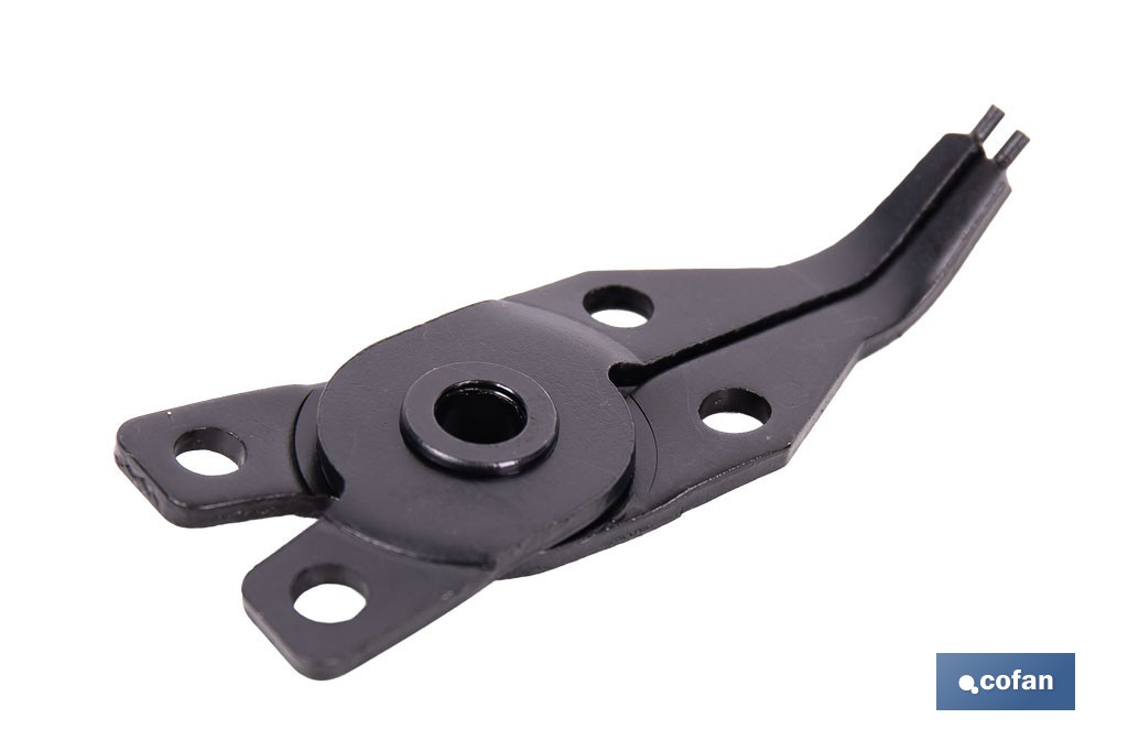 Pliers with interchangeable heads | Includes 4 different multifunctional heads | Length: 256mm - Cofan