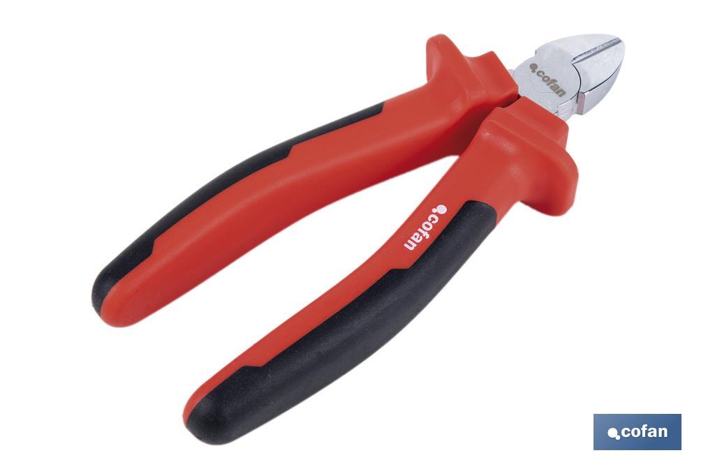 Diagonal pliers | Insulated pliers for better safety | Size: 160mm - Cofan