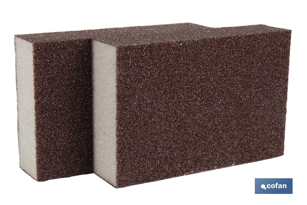 Sanding sponge "Medium Grain" - Cofan