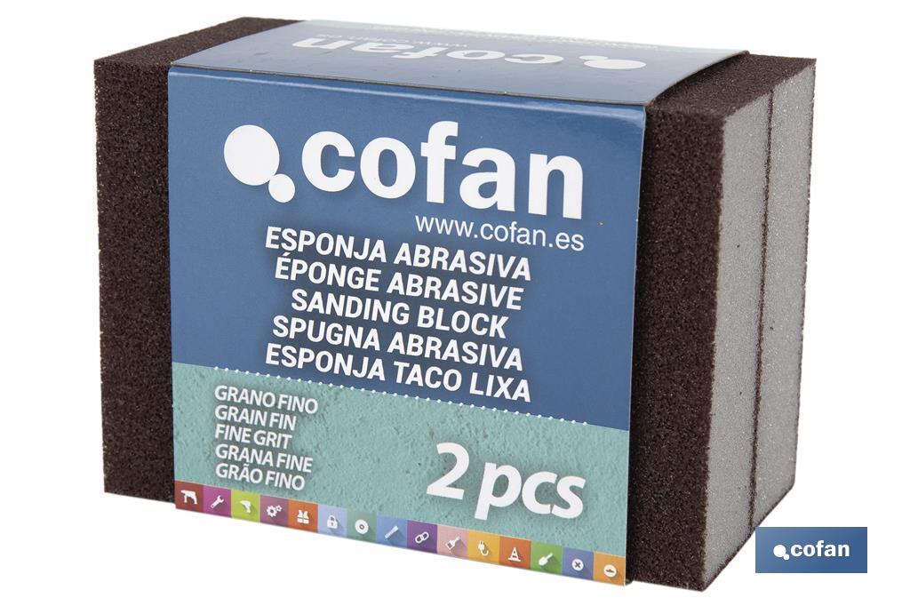 Sanding sponge "Fine Grain" - Cofan