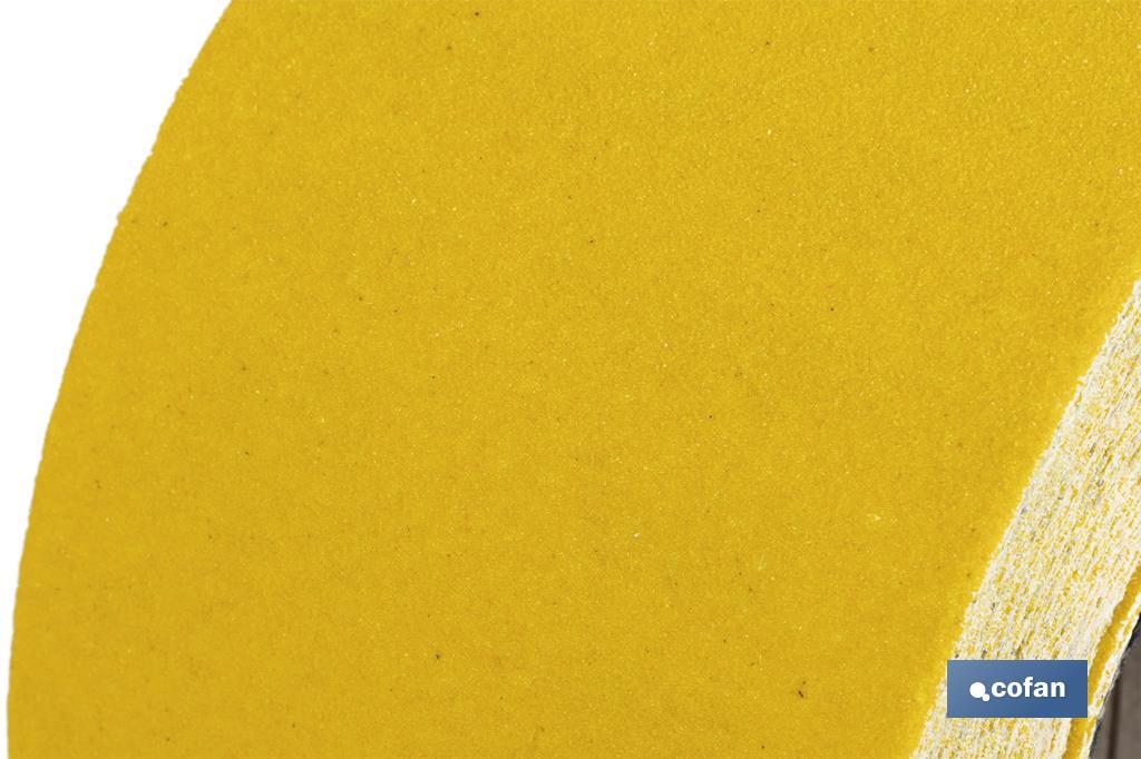 Roll of abrasive paper "Yellow" - Cofan