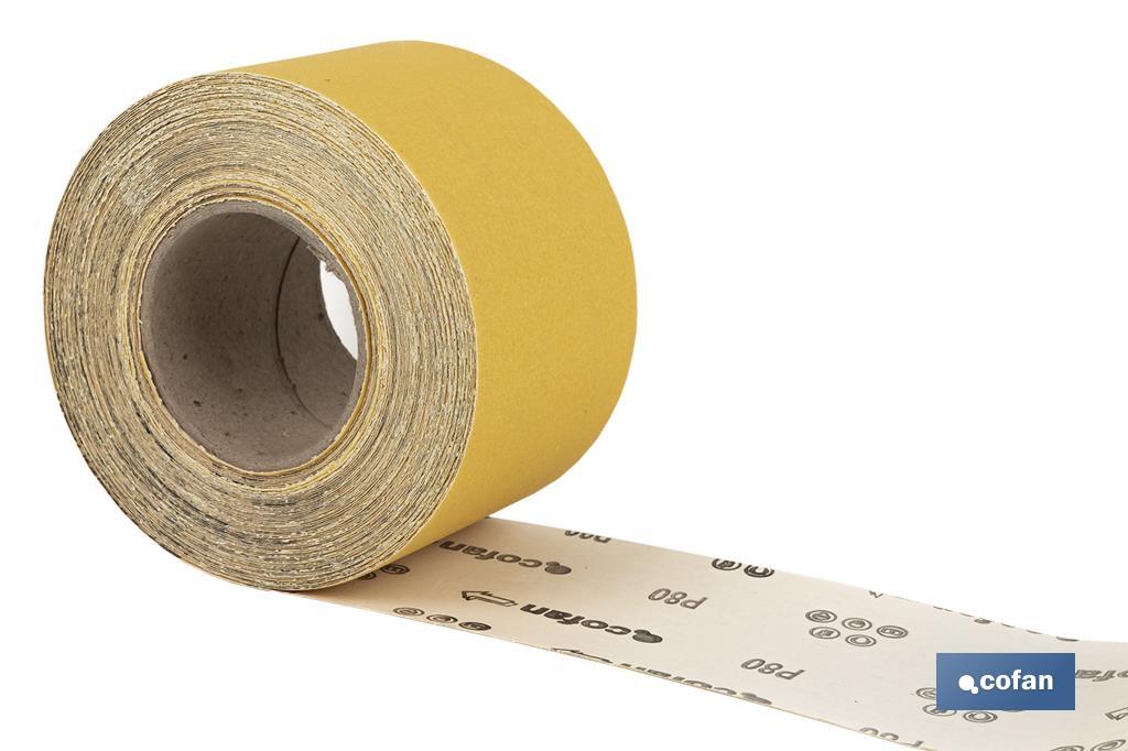 Rollo Lija Papel "Amarillo" - Cofan