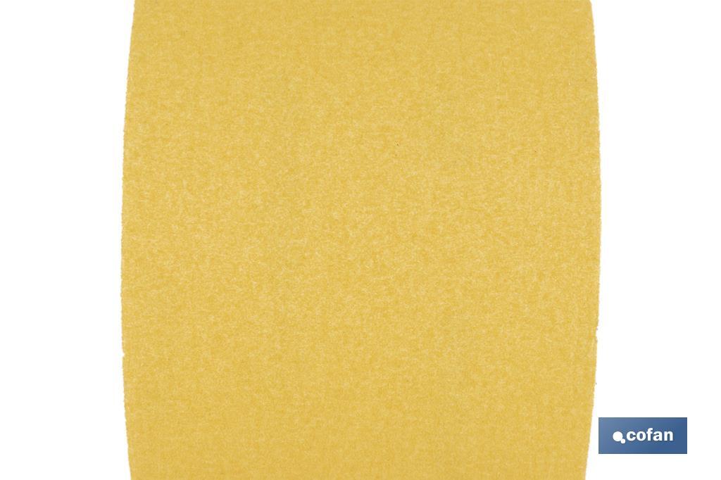 Rollo Lija Papel "Amarillo" - Cofan