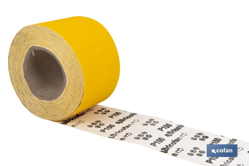 Roll of abrasive paper "Yellow" - Cofan