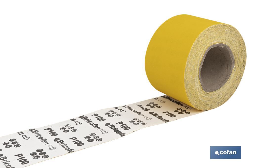 Roll of abrasive paper "Yellow" - Cofan