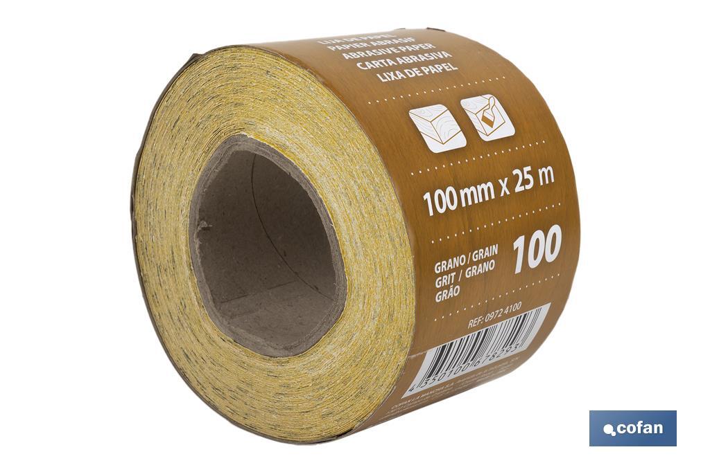 Roll of abrasive paper "Yellow" - Cofan