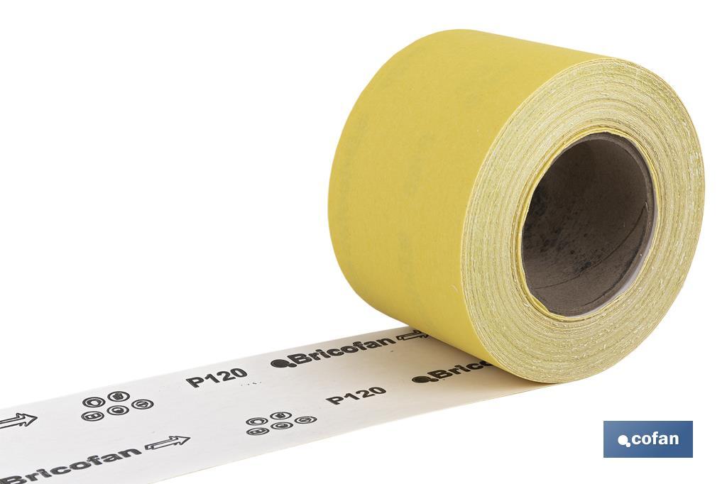 Rollo Lija Papel "Amarillo" - Cofan