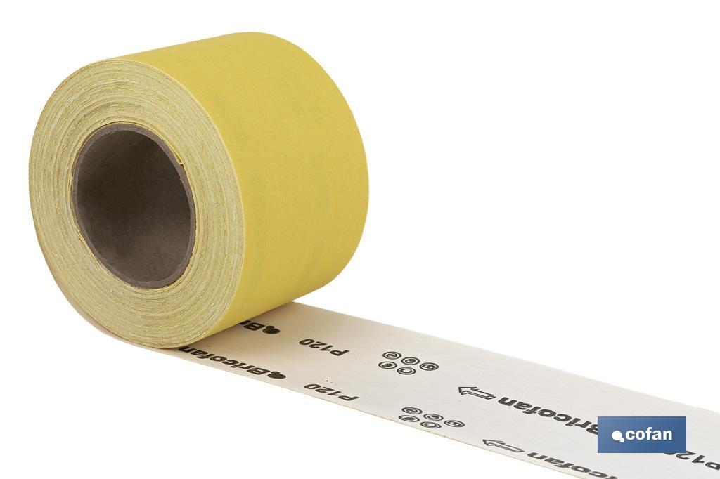Rollo Lija Papel "Amarillo" - Cofan