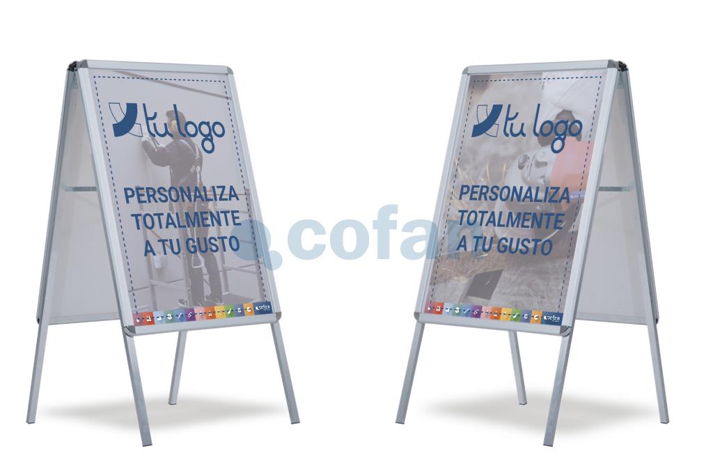 CARTELERÍA PARA SUELO + CARTELES 500X700mm - Cofan