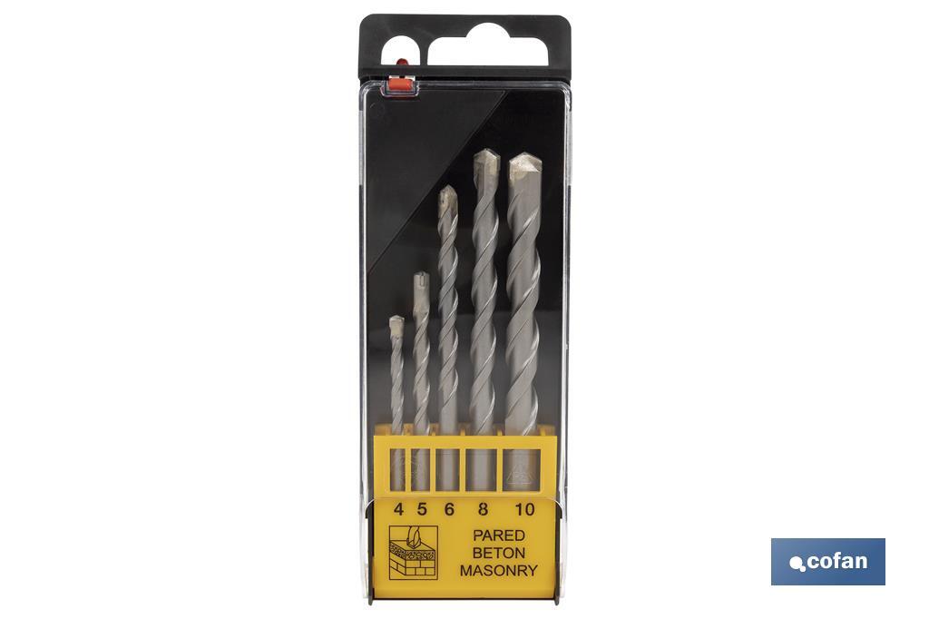 Concrete twist drill sets - Cofan