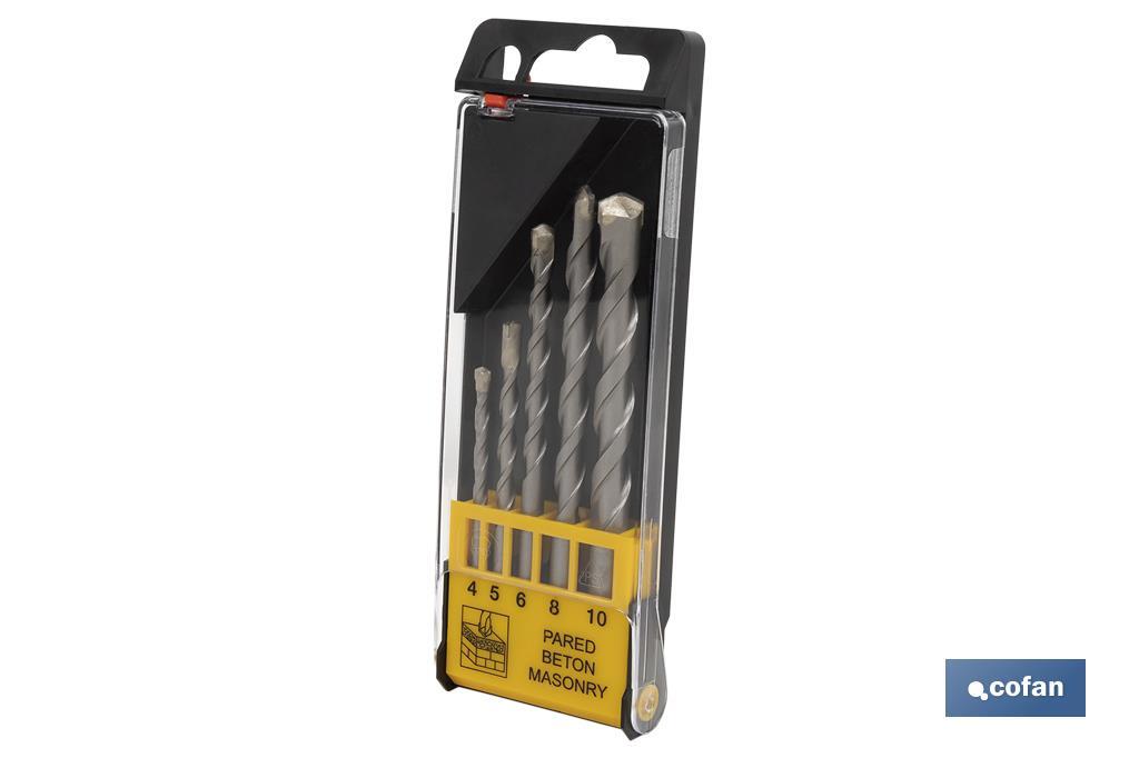 Concrete twist drill sets - Cofan