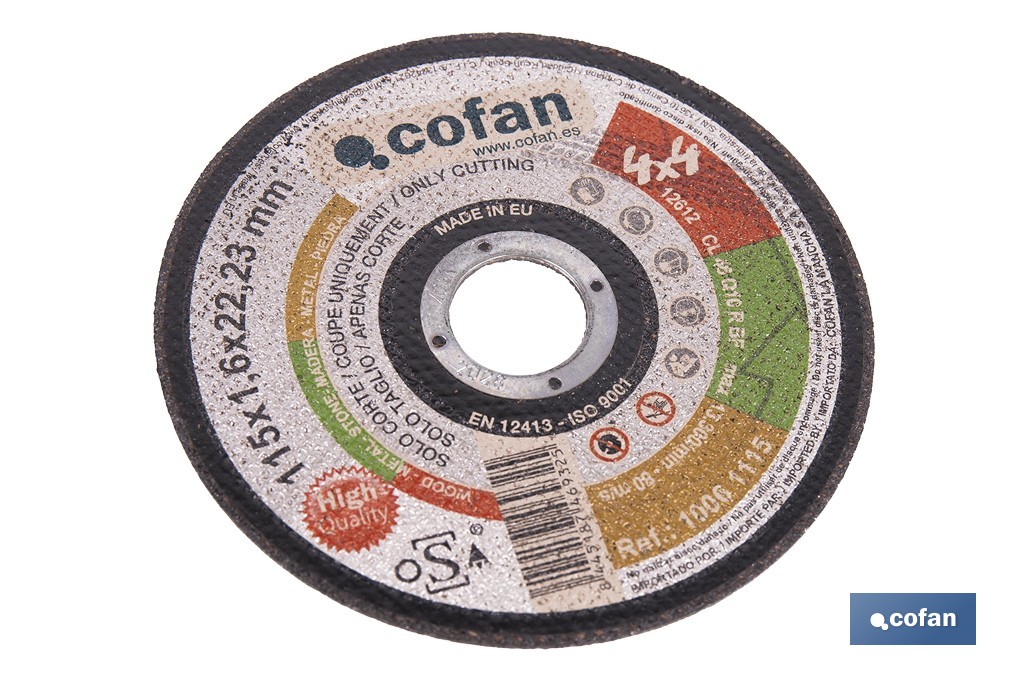 4x4 Cutting Discs - Cofan