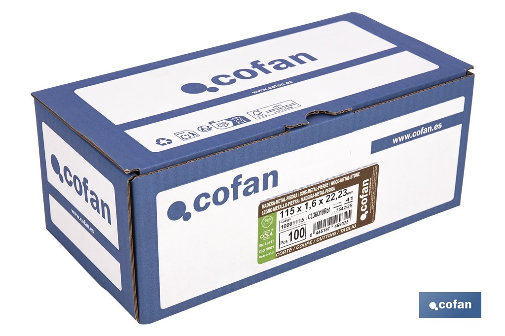 4x4 Cutting Discs - Cofan