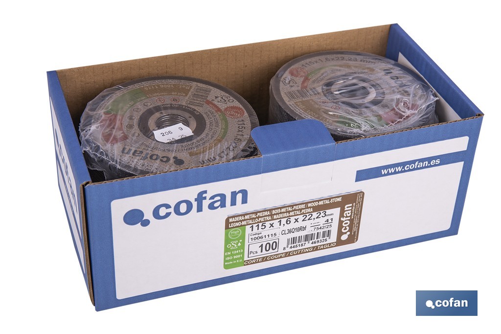 4x4 Cutting Discs - Cofan