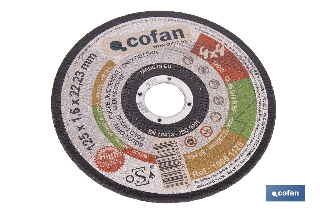 4x4 Cutting Discs - Cofan
