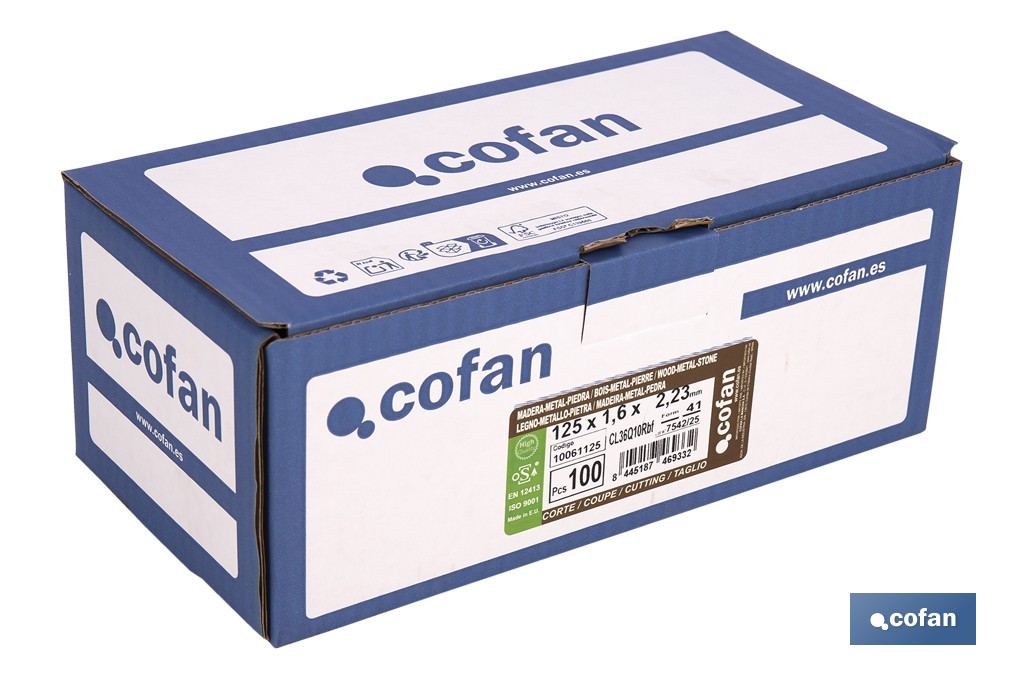4x4 Cutting Discs - Cofan