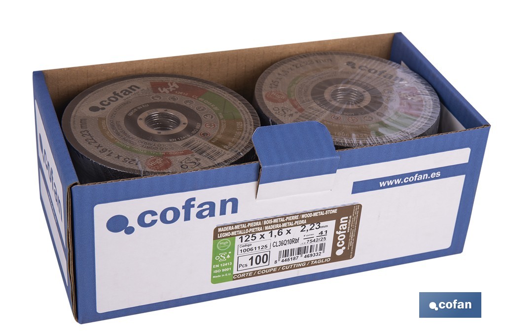 4x4 Cutting Discs - Cofan