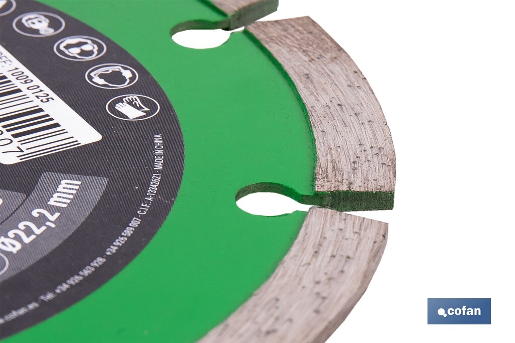 Universal base diamond discs "general construction" - Cofan