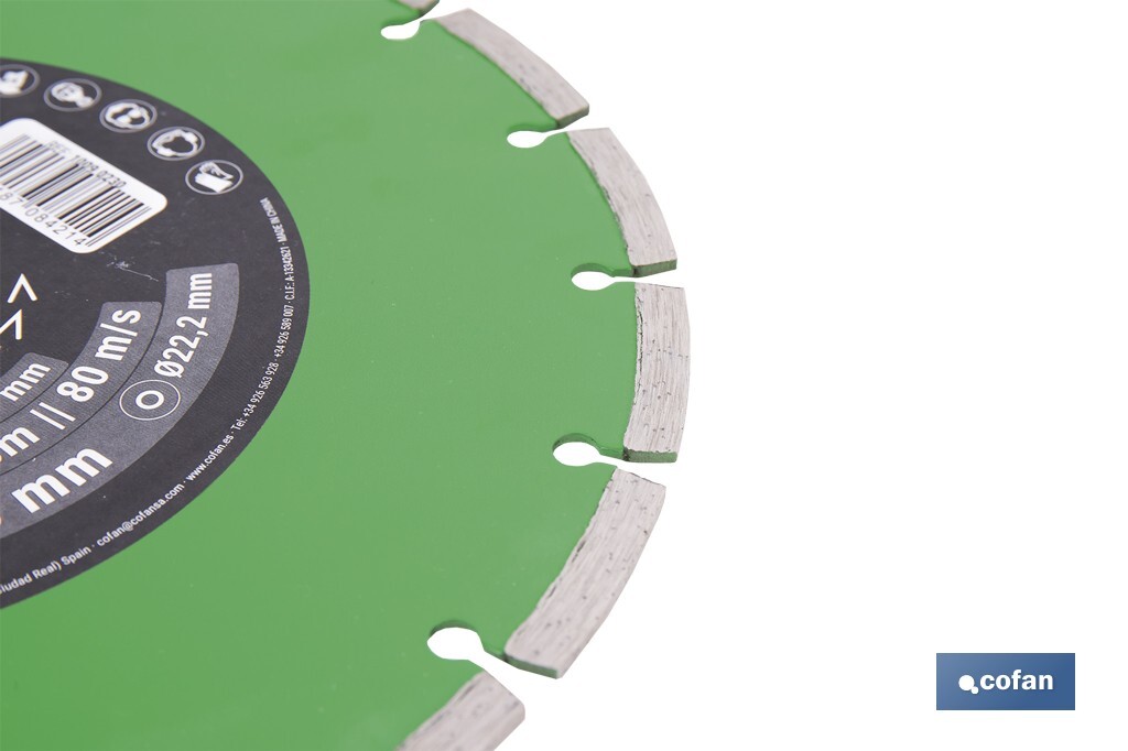 Universal base diamond discs "general construction" - Cofan