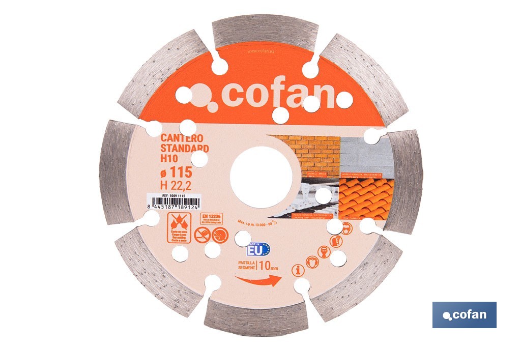 "Stone breaker" Diamond disc  - Cofan