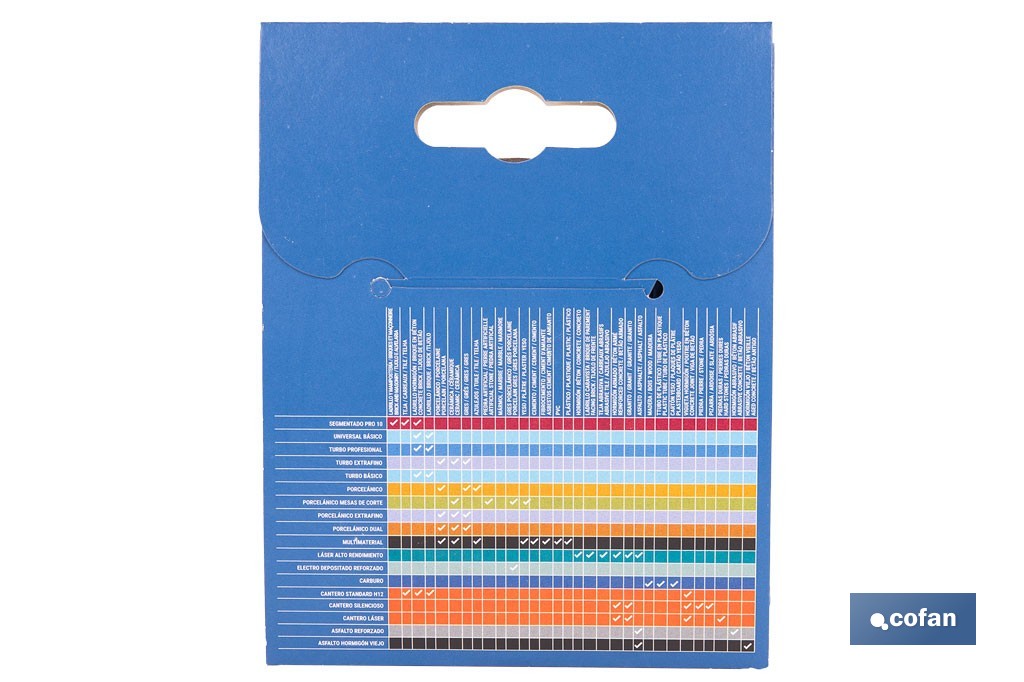 Disco de diamante cantero láser profesional | Adecuado para corte en seco en piedra, granito y hormigón | Disponible en diferentes medidas - Cofan