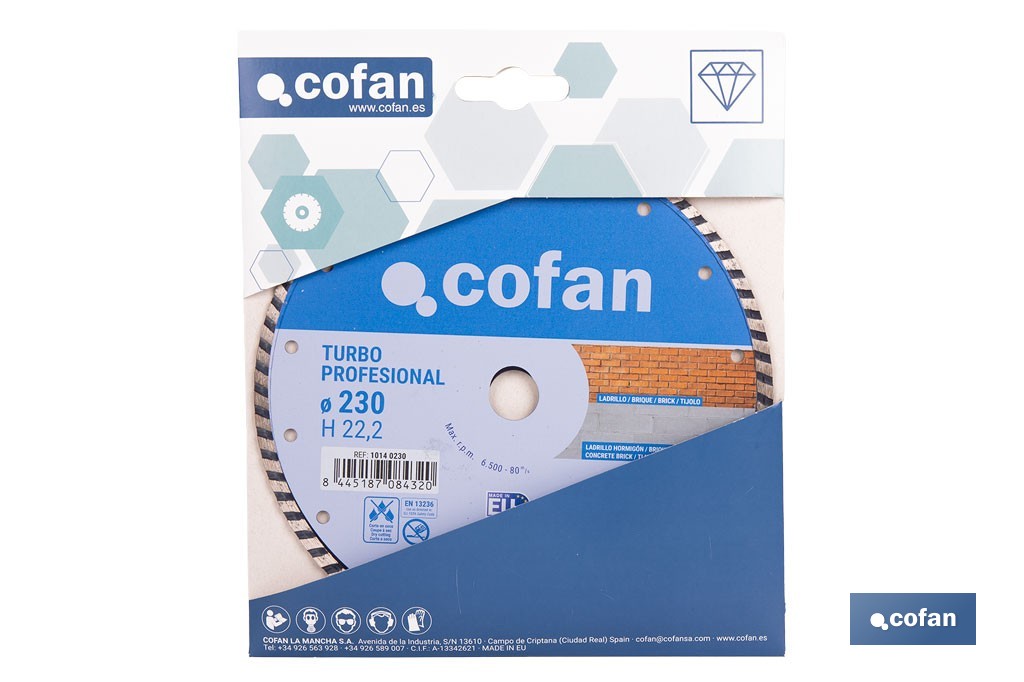 Disques de diamant - Cofan