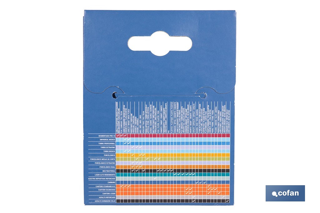 Discos de Diamante "Extrafino" especial material porcelánico - Cofan