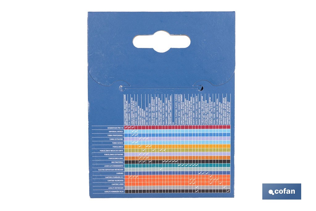 Discos de Diamante "Extrafino" especial material porcelánico - Cofan