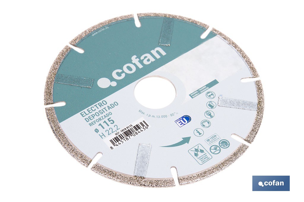 Disques de Diamant "Spécial Marbre" - Cofan