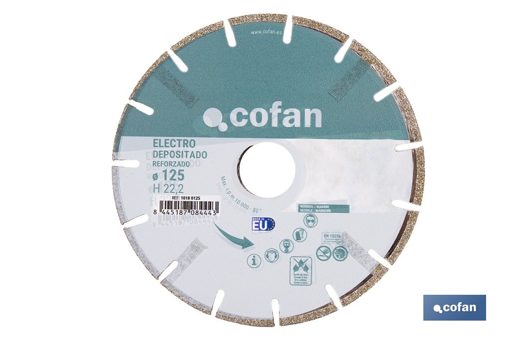 Disques de Diamant "Spécial Marbre" - Cofan