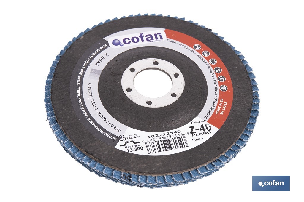Disco Laminado Profesional Plano - Cofan