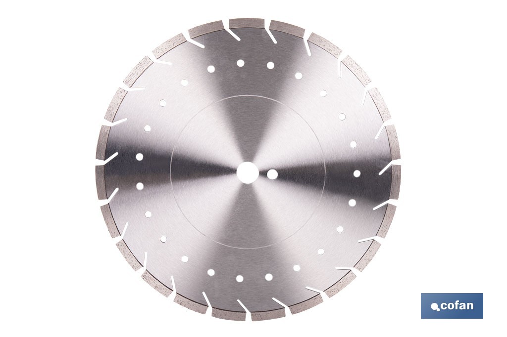 Diamond disc for old concrete and asphalt - Cofan