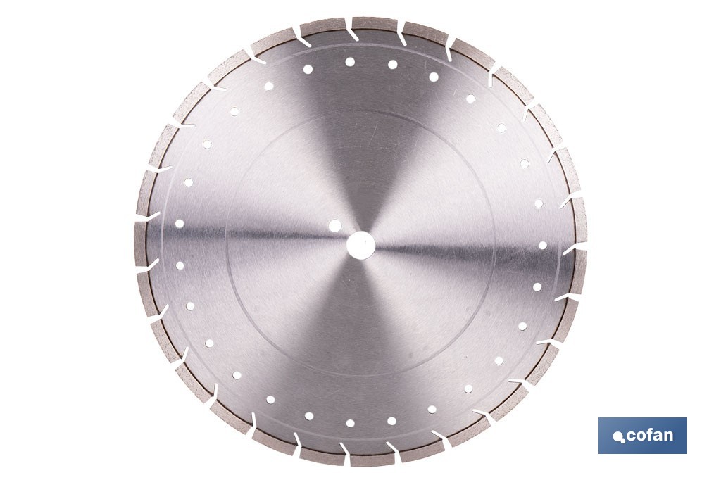 Diamond disc for old concrete and asphalt - Cofan