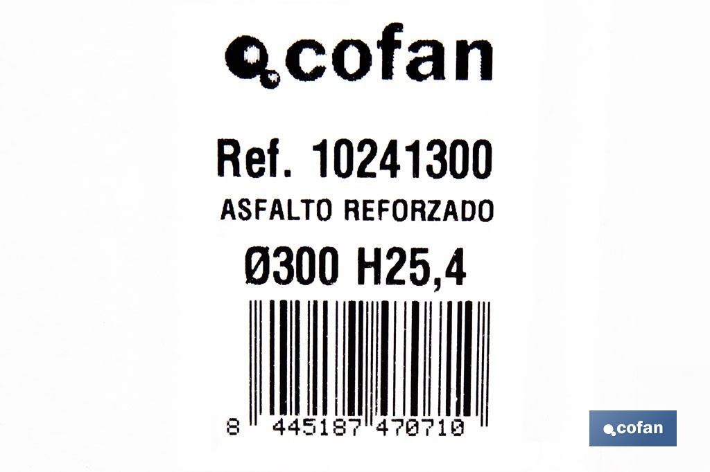Disco de diamante reforzado soldado por láser | Corte húmedo en asfalto y hormigón abrasivo | Disponible en diferentes medidas - Cofan